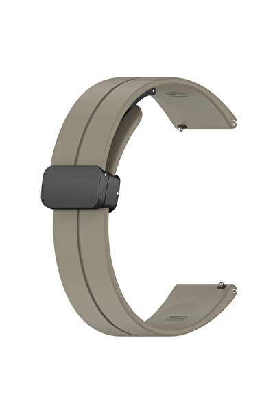 choice2 20 Space Grey Magnetic Buckle Strap for X Swatch Mowatch Soft Silicon...