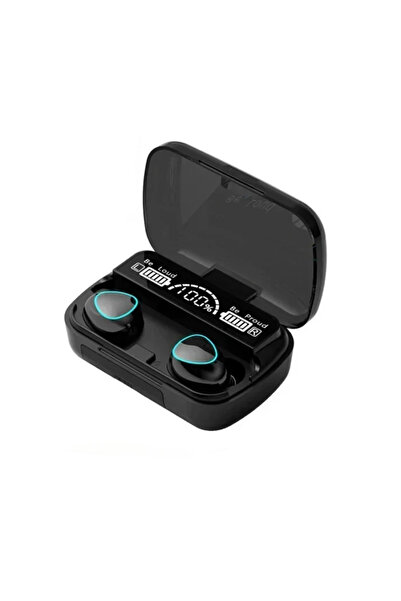 Choice سماعات بلوتوث VIKEFON M10 سوداء اللون، مزودة بشاشة LED، توفر صوت ستيري...