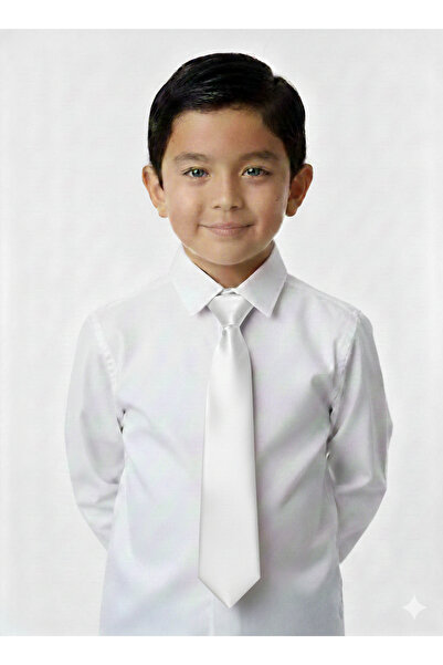 Masal Dünyası Bursa Satin Elastic Practical Boys' Tie - Available in Differen...