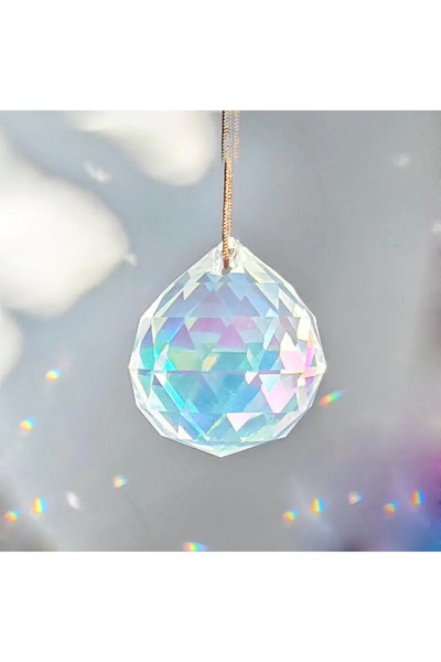 Choice1 كرة متعددة الأوجه، أشكال متعددة، زينة كريستالية لجذب أشعة الشمس، موشو...