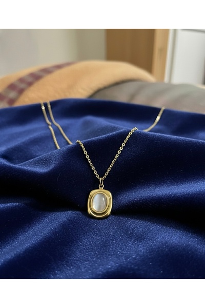 Sphere Jewelry Sofia Taşlı Çelik Zincir Kolye