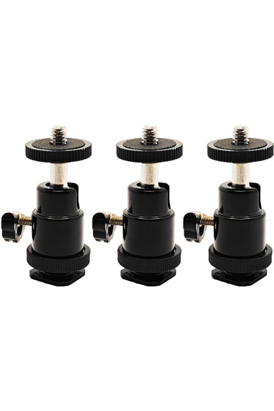 Choice 3 قطع حامل حذاء ساخن للكاميرا مقاس 1/4 بوصة، حامل حذاء ساخن قابل للدور...