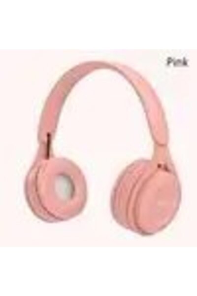 Choice4 سماعة رأس Y08 وردية اللون، سماعة بلوتوث لاسلكية، سماعة ستيريو قابلة ل...