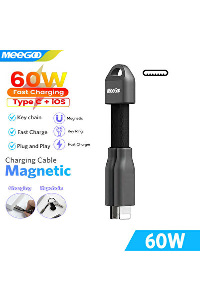 Choice1 كابل MeeGoo USB-C إلى USB Type-C بقوة 60 واط لأجهزة MacBook Pro، يدعم...