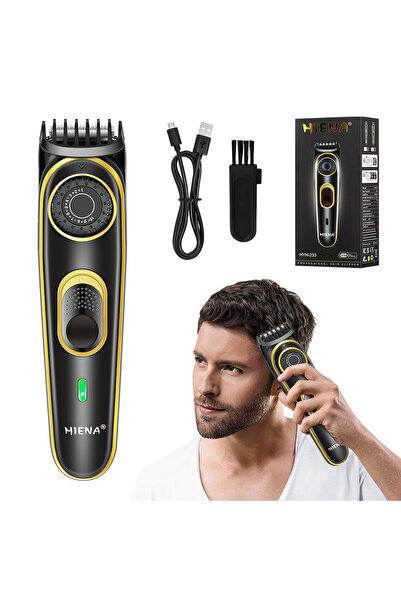 Choice1 Gold Cordless Adjustable 1-10mm Hair Trimmer For Men Face Beard Trimm...