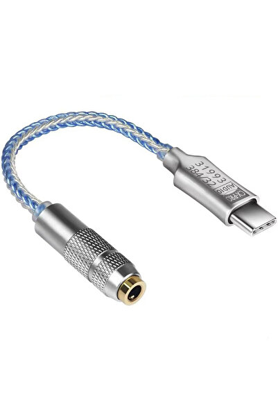 Choice1 محول صوت أزرق من النوع C إلى 3.5 ملم CX31993، مضخم صوت عالي الدقة DAC...