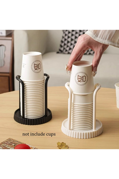 Choice1 bj-black-and-white M 2Pcs Thicken Durable Disposable Cup Display Shel...