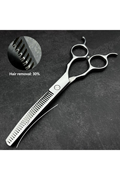 Choice1 curved scissors 25 Pet Curved Sharks Scissors Stainless Steel Dog Gro...