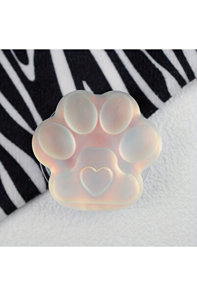 Choice1 حامل هاتف قابل للطي بلون وردي فاتح، مصنوع من مادة ABS، بتصميم مخلب قط...