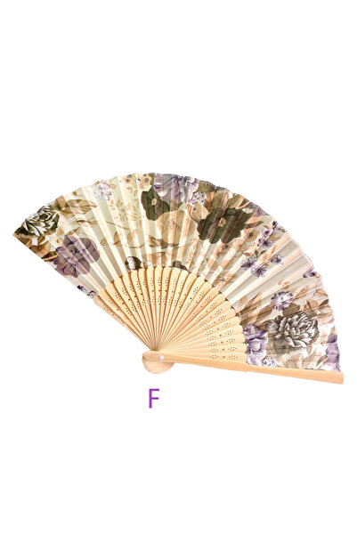 Choice5 As show Silk Fan Chinese Japanese Style Folding Home Decoration Vinta...