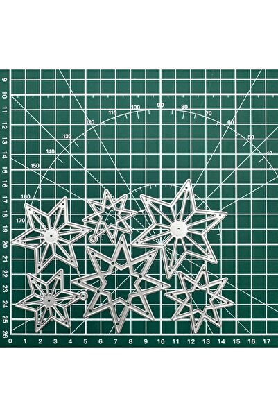 Choice WL3090 2026 New Arrival Star Sextet Metal Cutting Dies for DIY Scrapbo...