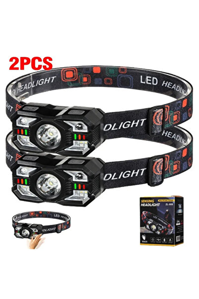 Choice مصباح أمامي ذكي مزود بمستشعر حركة بالأشعة تحت الحمراء (قطعتان) - قابل ...