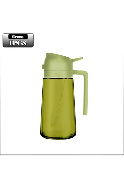Choice6 Green ​​2Combination1Dark glass spray bottle Olive Oil Sprayer Light-...