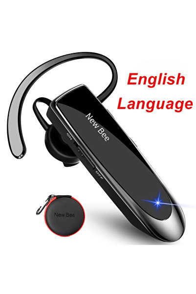 Choice English Black New Bee B41 Bluetooth Headset Wireless Earphones Single ...