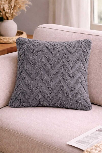 CHIZGY Plush Welsoft Fabric Square Throw Pillow 40X40 cm Comfortable Decorative