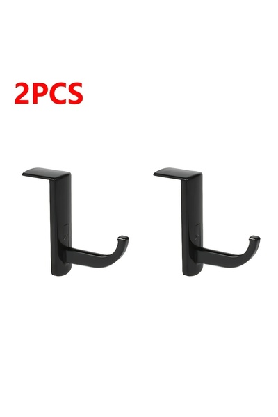 choice2 Black 2pcs 1-2-3pcs headphone holder hanger Wall PC monitor stand dur...