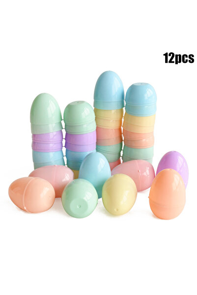 Choice1 36Pcs Colorful 12-36Pcs Macaron Easter Eggs Fillable Candy Gift Packi...