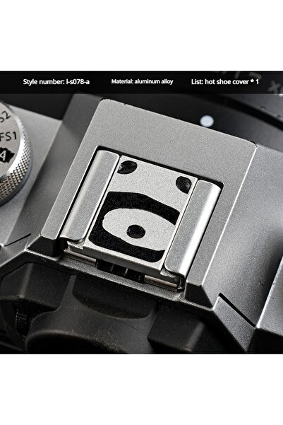 Choice19 غطاء قاعدة فلاش من سبائك الألومنيوم L-S078-A مناسب لكاميرات كانون، ف...