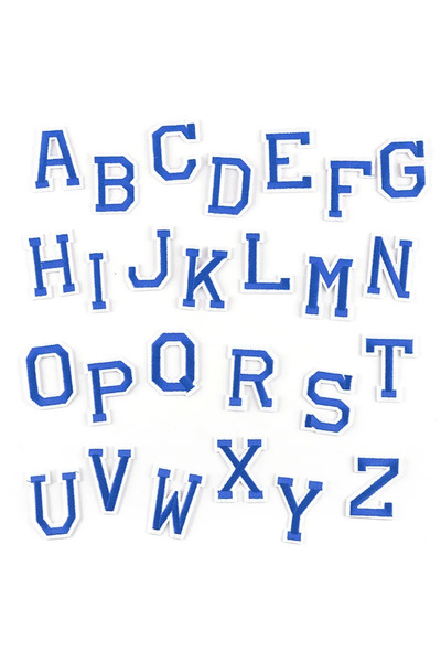 Choice11 01-Blue-A-Z 26PCS/Small A~Z Coloured Alphabet English Letters Clothe...