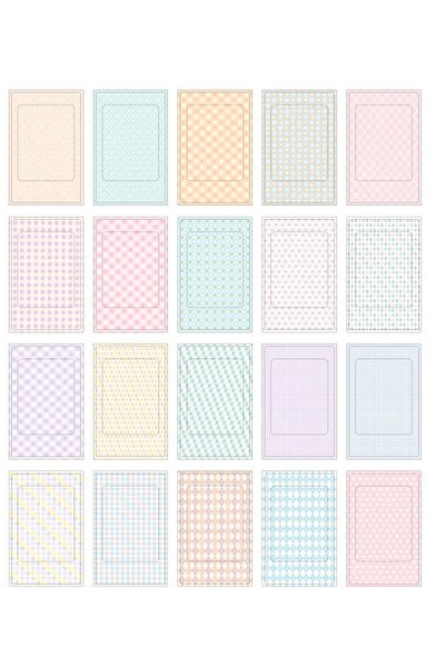 Choice1 مجموعة من 20 قطعة من ملصقات ورق سكرابوكينغ لتزيين ألبومات الصور وإطار...