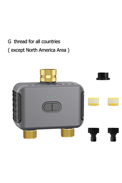 Choice1 مؤقت خرطوم صنبور إنسوما ثنائي المخرج، مؤقت مياه، مبرمج رشاشات، حديقة ...