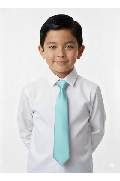 Masal Dünyası Bursa Satin Elastic Practical Boys' Tie - Available in Differen...