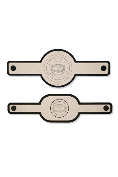 Choice حامل خبز سيليكون رمادي فاتح، قطعتان، قابل لإعادة الاستخدام، مقاوم للحر...