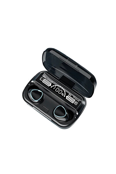 Choice سماعات رأس بلوتوث لاسلكية TWS 53 M10 سوداء اللون مع علبة شحن بسعة 3500...