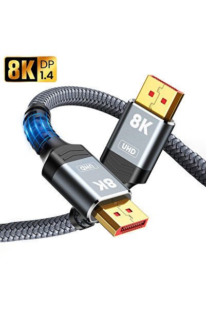 Choice3 2m 8K Displayport 1.4 Cable DP 2.0 165Hz Video Audio Cable For PC Lap...