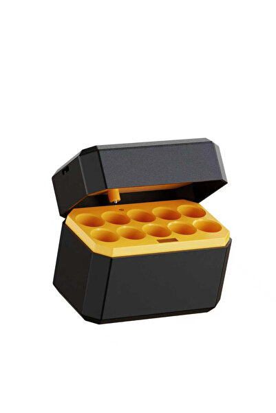 Choice3 شاحن بطاريات ذكي أسود [سريع] محطة شحن بطاريات ليثيوم AA 1.5 فولت ذات ...