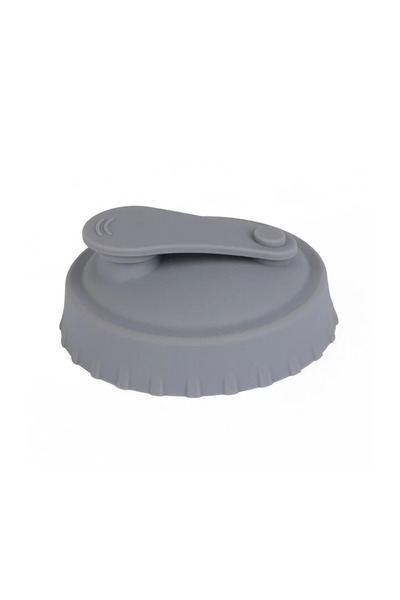 choice2 غطاء علبة مشروبات غازية من السيليكون قابل لإعادة الاستخدام، رمادي الل...