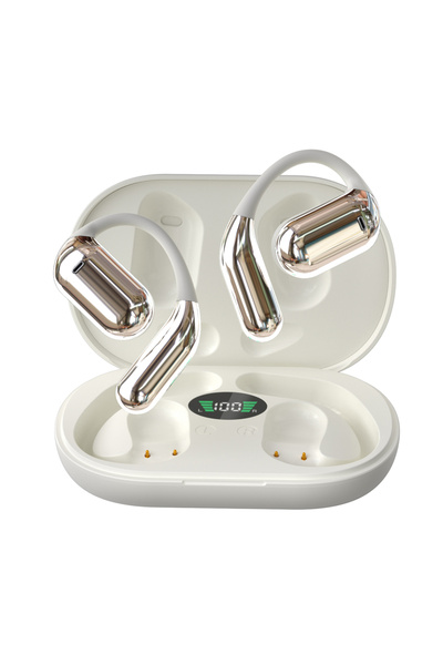 Choice سماعات أذن لاسلكية مفتوحة الأذن Ai-Q16-White Q16 مزودة بمترجم ذكي يدعم...