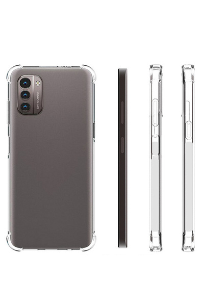 Choice جراب نوكيا G21 شفاف مزود بوسادة هوائية، متوافق مع نوكيا G21 وG11، مودي...