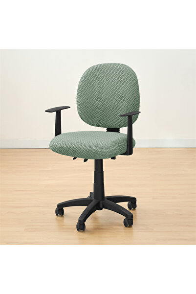 Choice 1set chair cover A6 2pcs/set Anti-dirty Office Armchair Cover Jacquard...