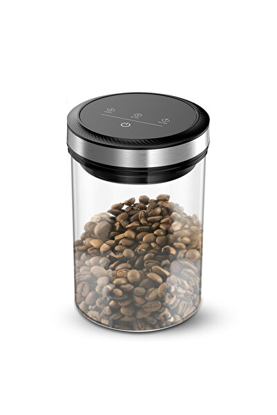 Choice WHITE Vacuum Coffee Canisters with Airtight Lids 33Кра Auto Vacuum and...