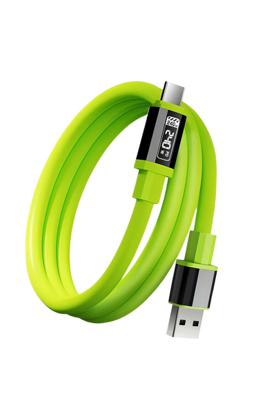 Choice كابل شحن سريع أخضر بقوة 240 واط لأجهزة iPhone 15 و16 و17 وأندرويد، كاب...