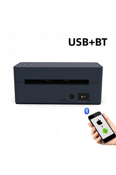 Choice3 طابعة ملصقات حراري لاسلكية صغيرة الحجم تعمل بتقنية بلوتوث ومنفذ USB، ...