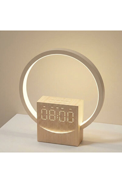 Choice جهاز منبه رقمي أبيض اللون، يحاكي شروق الشمس، مزود بضوء إيقاظ، مكبر صوت...