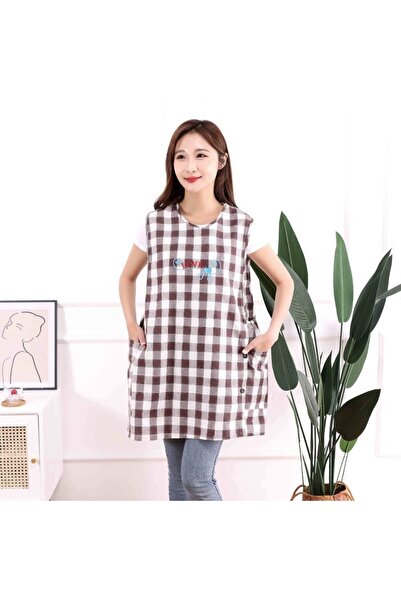 Choice6 Brown1 Multipurpose Stain-Resistant Kitchen Apron Sleeveless Breathab...
