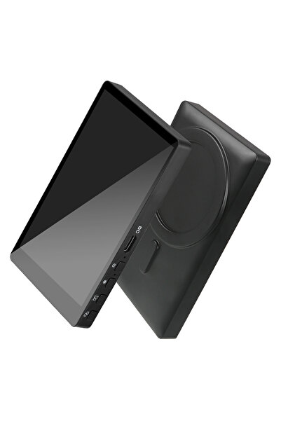 Choice شاشة عرض لاسلكية مطورة باللون الأسود، مزودة بكاميرا خلفية وشاشة مغناطي...