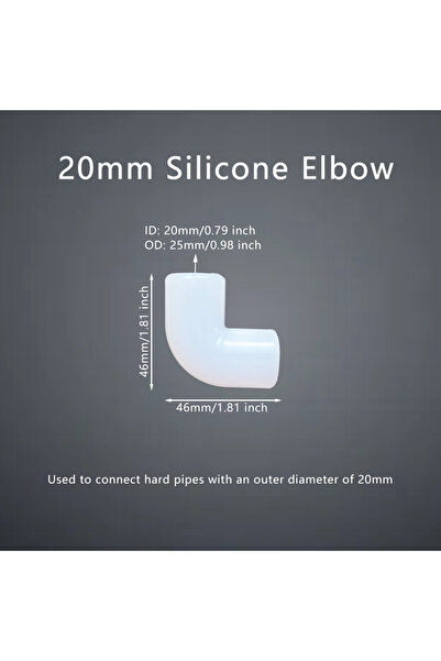 Choice3 Other 20mm Elbow 5pcs Silicone Elbow Flexible Repair Hard Tube Soft C...