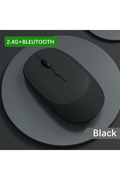 Choice ماوس لاسلكي أسود قابل لإعادة الشحن، ماوس ألعاب ثنائي الوضع، متوافق مع ...