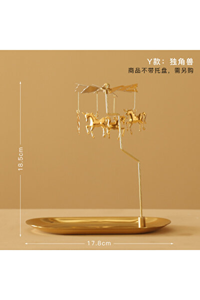 Choice8 أنا (باستثناء صينية الشمعدان الدوارة) شمعة معطرة مصباح حصان المشي الر...