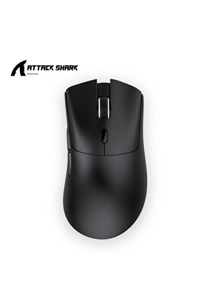 Choice ماوس لاسلكي أسود من ATTACK SHARK R1، بتردد 1000 هرتز، ودقة 18000 نقطة ...