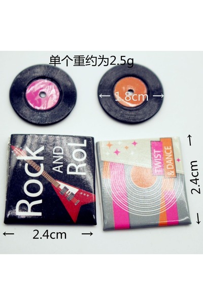 Choice مجموعة واحدة من 4 قطع، بيت الدمى بمقياس 1:12، مشغل أقراص مدمجة صغير، م...