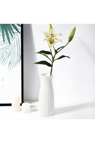 Choice3 A Nordic Plastic Vase Simple Small Fresh Flower Pot Storage Bottle fo...