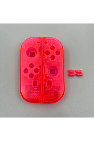 Choice Clear red Transparent Shell for Nintend Switch Joycon Controller Housi...