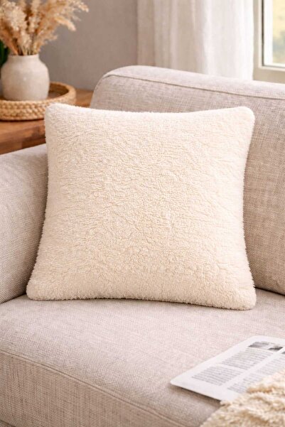 CHIZGY Plush Welsoft Fabric Square Throw Pillow 40X40 cm Comfortable Decorative
