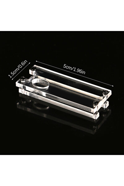 Choice one size 1Set Acrylic Hard Shell Transparent Protector Case Fixing Bra...