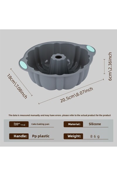 Choice1 8 قوالب كيك سيليكون مقاومة للحرارة العالية، قوالب كوكيز شيفون، أكواب ...